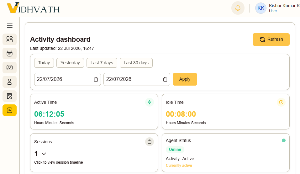 Dashboard Analytics